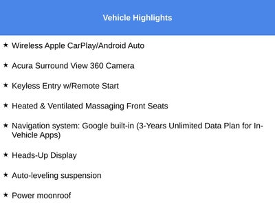 2025 Acura MDX Type S w/Advance Package SH-AWD
