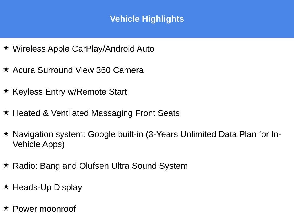 2025 Acura MDX Type S w/Advance Package SH-AWD