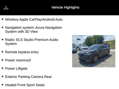 2024 Acura MDX Technology