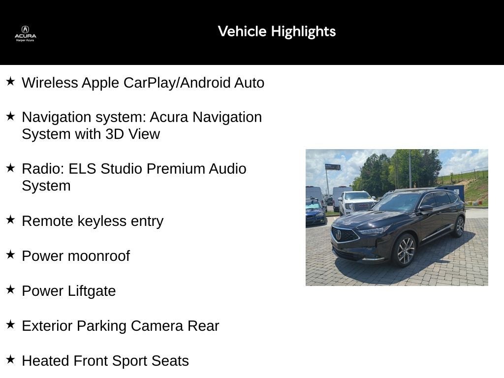2024 Acura MDX Technology