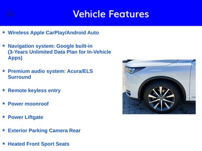 2025 Acura MDX Technology Package