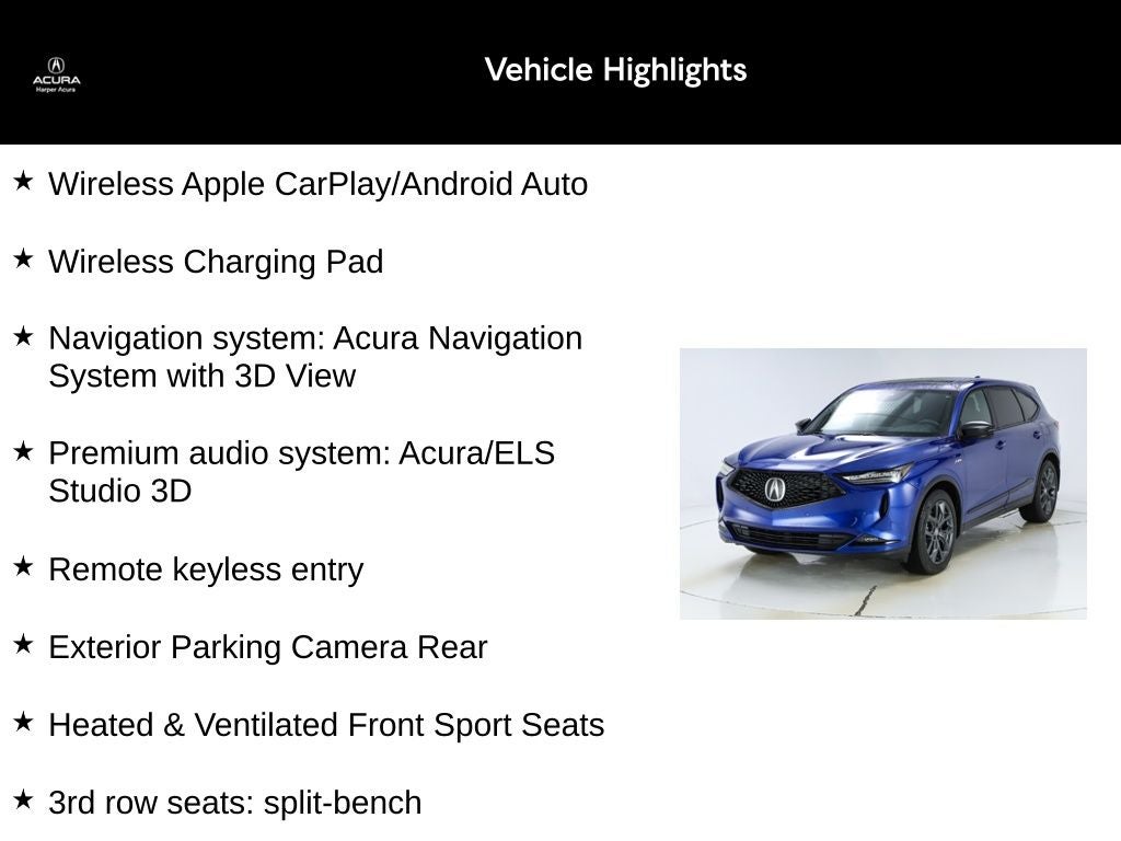 2023 Acura MDX A-Spec SH-AWD