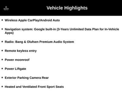 2026 Acura MDX A-Spec SH-AWD