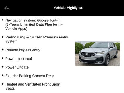 2025 Acura MDX A-Spec SH-AWD