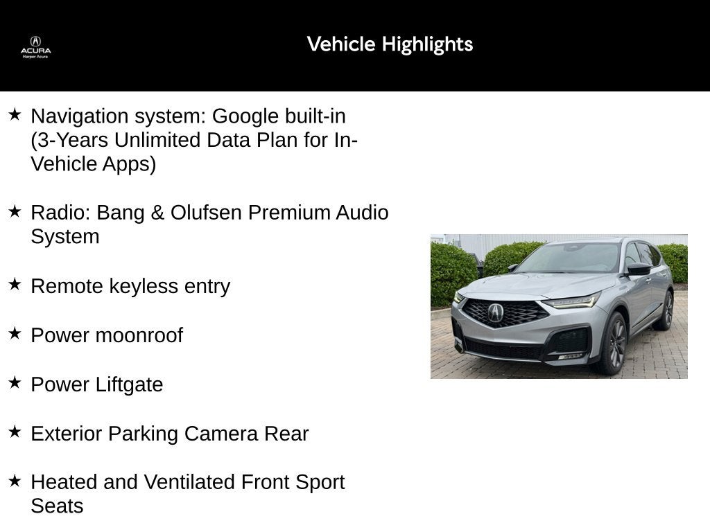 2025 Acura MDX A-Spec SH-AWD