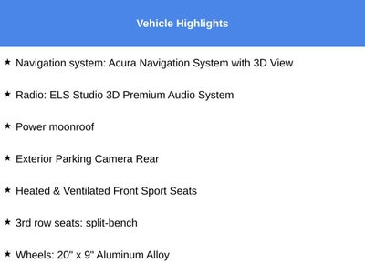 2023 Acura MDX A-Spec SH-AWD