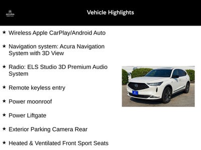 2023 Acura MDX A-Spec SH-AWD