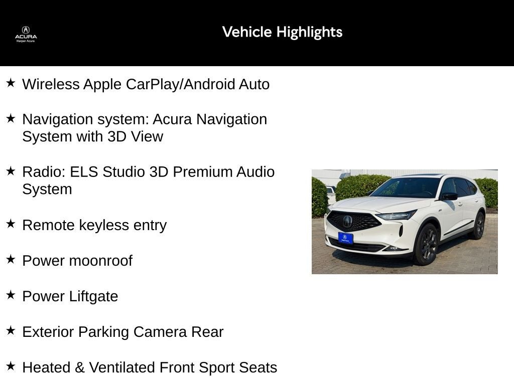 2023 Acura MDX A-Spec SH-AWD