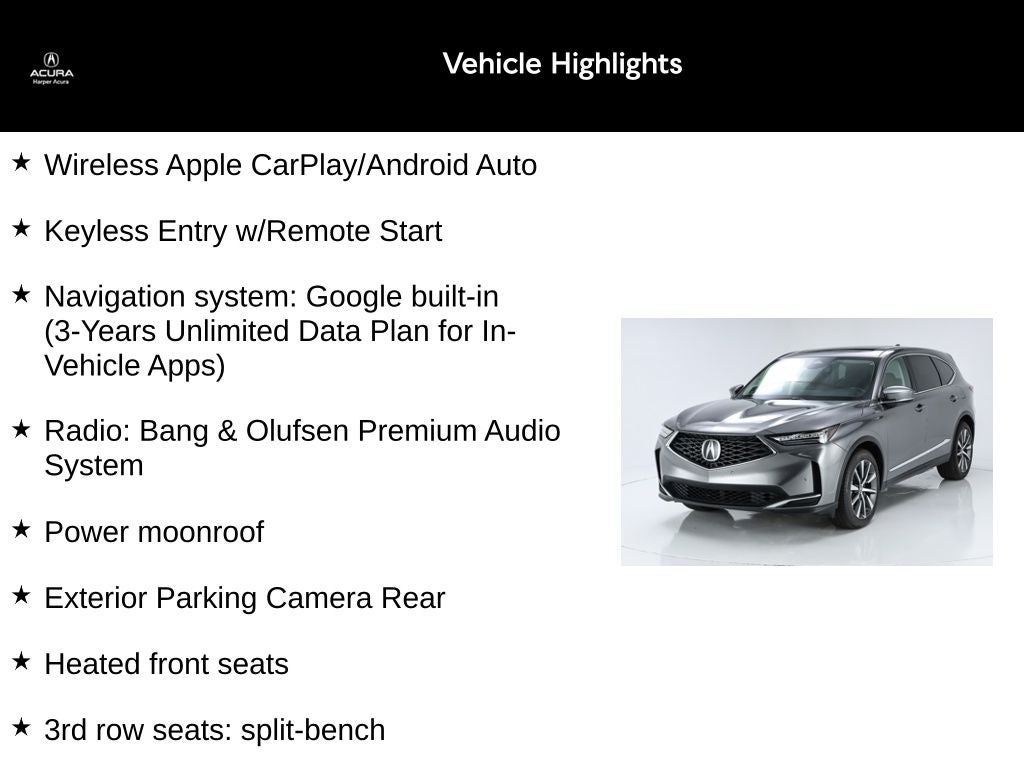 2025 Acura MDX Technology Package SH-AWD