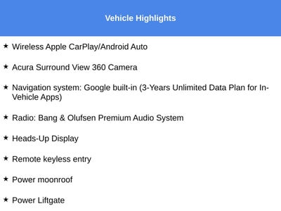 2025 Acura MDX Advance Package SH-AWD