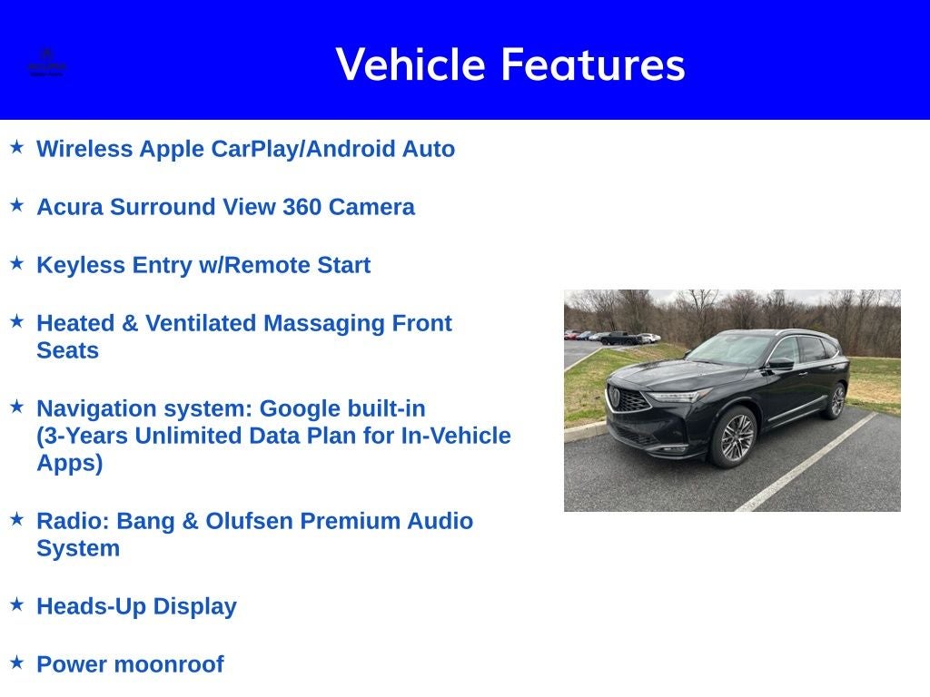 2025 Acura MDX Advance Package SH-AWD