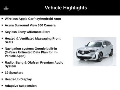 2026 Acura MDX Advance Package SH-AWD