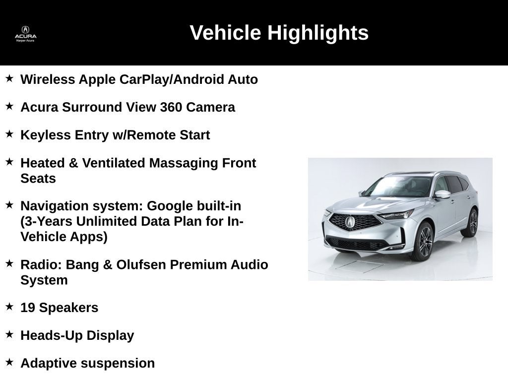 2026 Acura MDX Advance Package SH-AWD