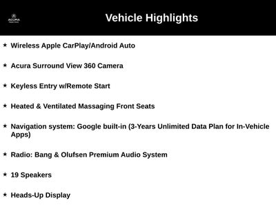 2026 Acura MDX Advance Package SH-AWD