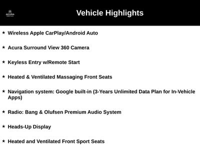 2026 Acura MDX Advance Package SH-AWD