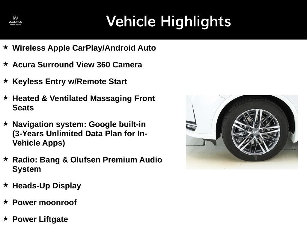 2025 Acura MDX Advance Package SH-AWD