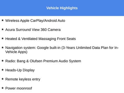 2026 Acura MDX A-Spec Advance Package SH-AWD