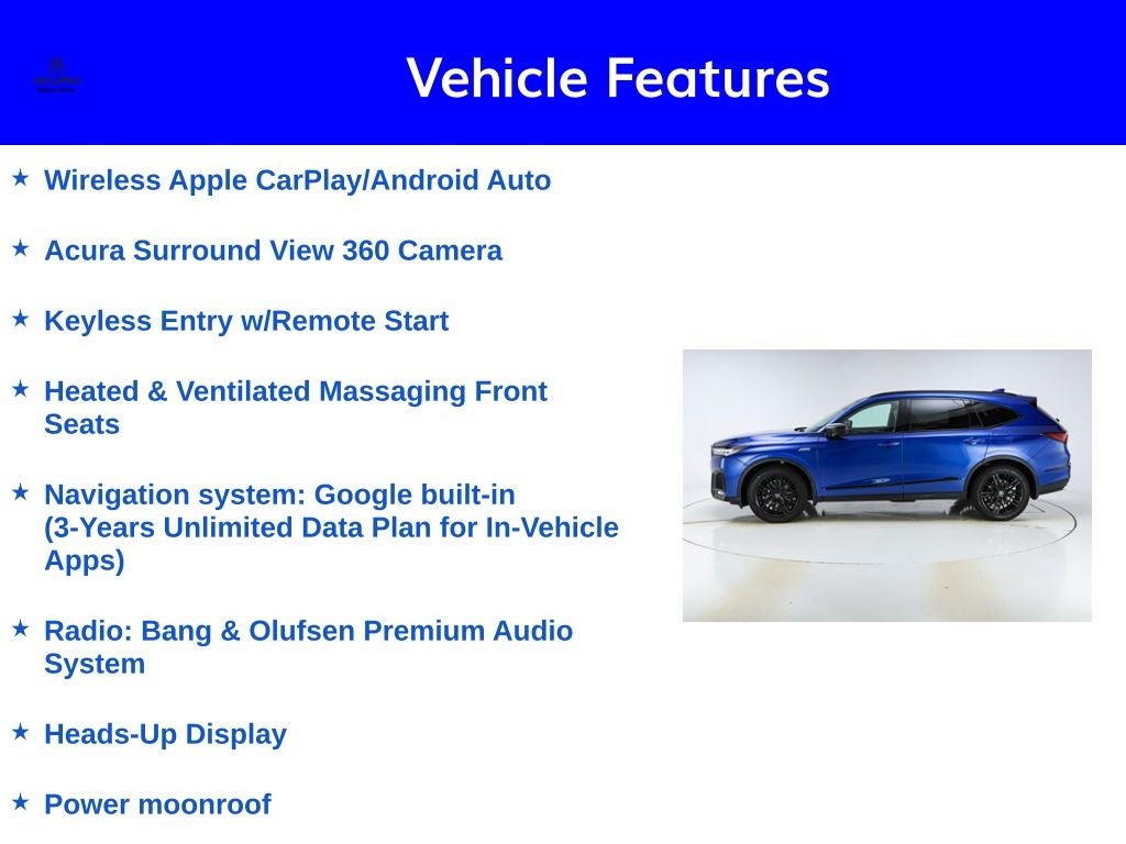 2025 Acura MDX A-Spec Advance Package SH-AWD