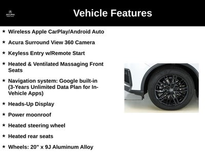 2025 Acura MDX A-Spec Advance Package SH-AWD