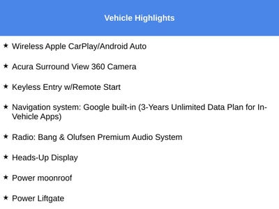 2025 Acura MDX A-Spec Advance Package SH-AWD