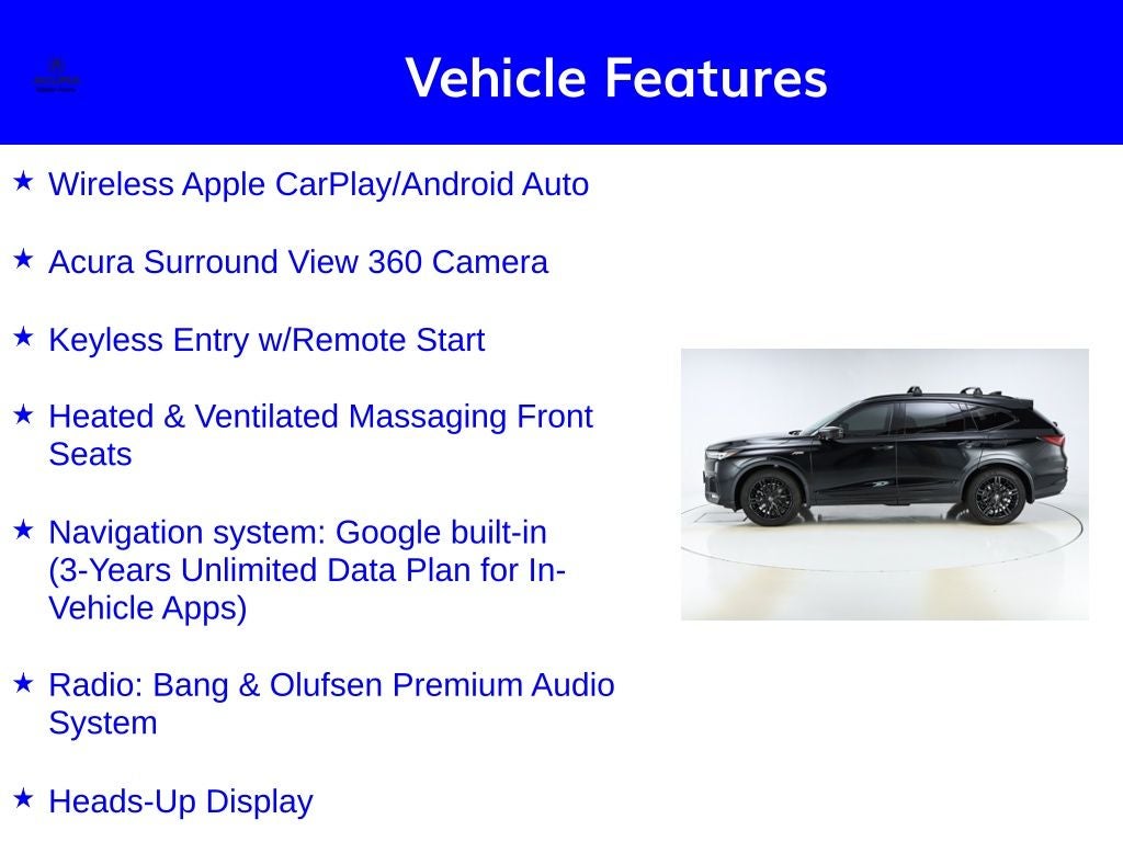 2025 Acura MDX A-Spec Advance Package SH-AWD