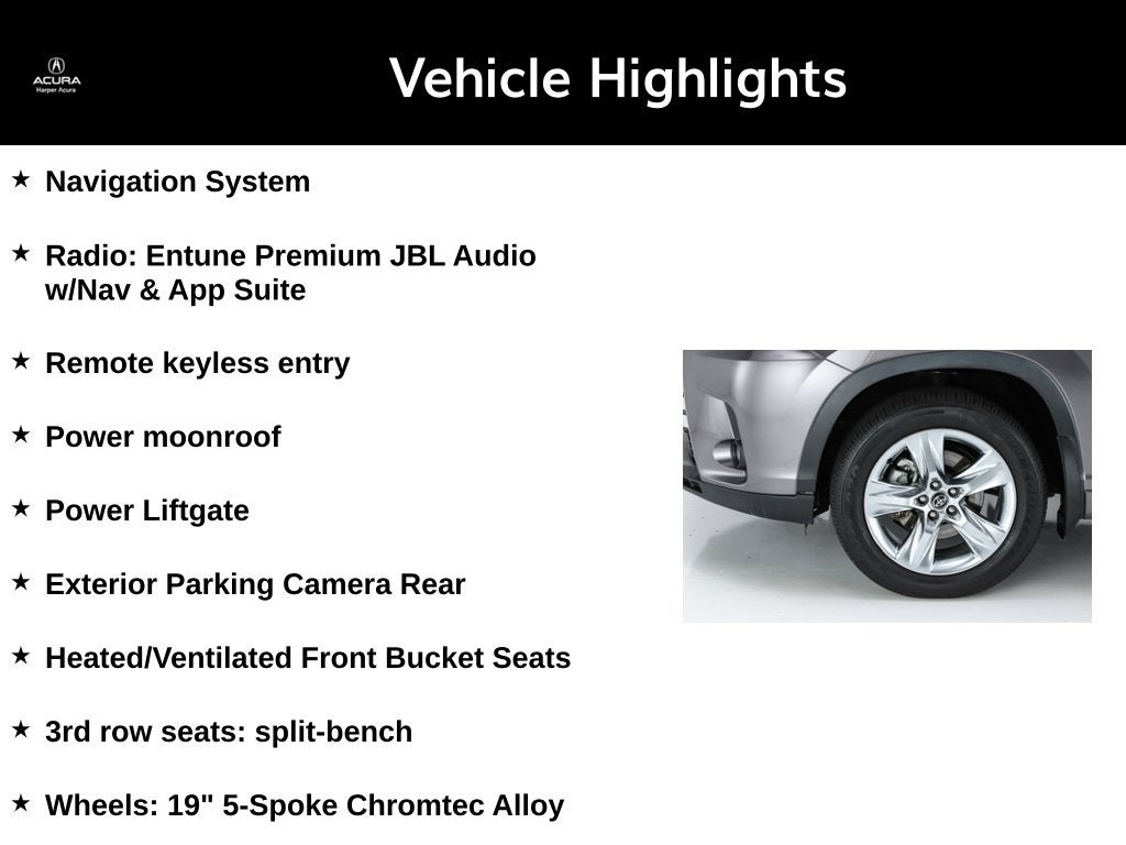 2019 Toyota Highlander Limited