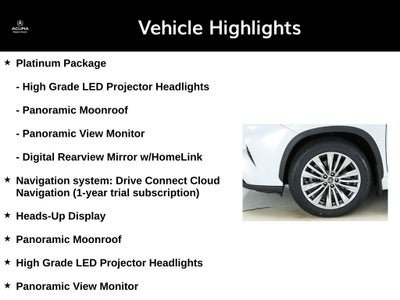 2023 Toyota Highlander Platinum