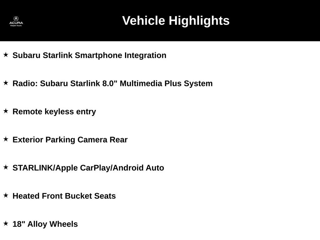 2019 Subaru Crosstrek 2.0i Limited