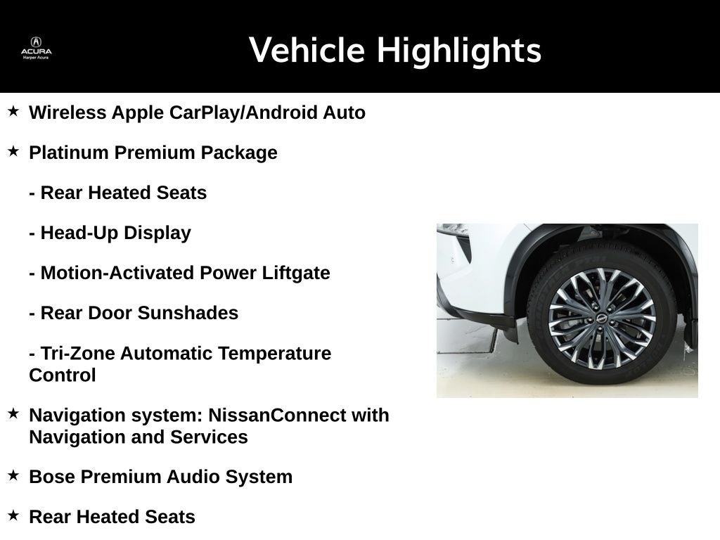 2024 Nissan Rogue Platinum