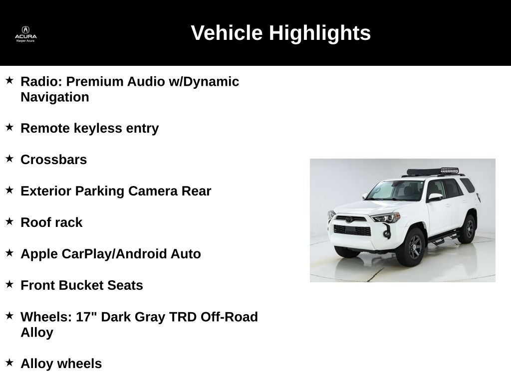 2022 Toyota 4Runner Trail