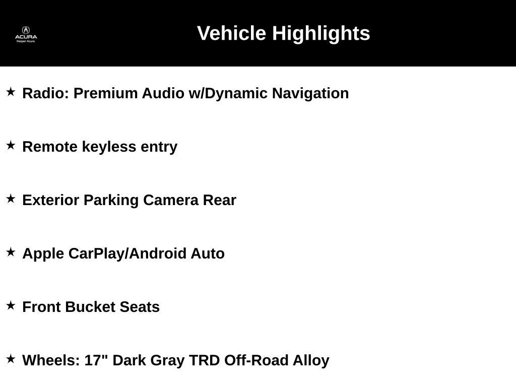 2022 Toyota 4Runner Trail