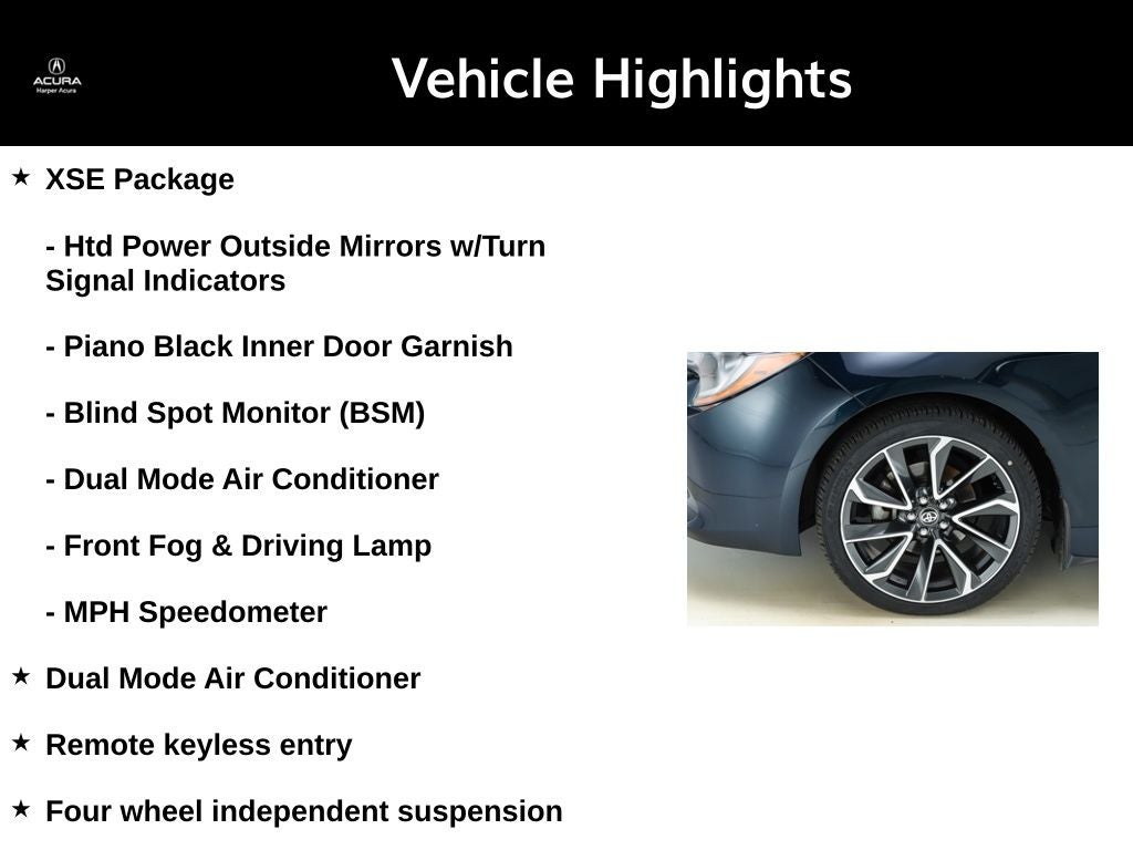 2022 Toyota Corolla Hatchback XSE