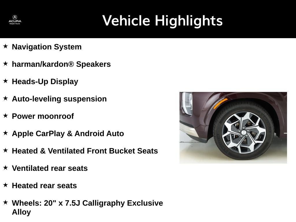 2022 Hyundai Palisade Calligraphy