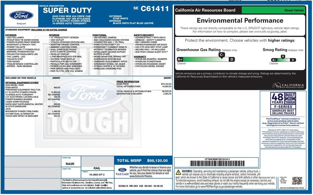 2025 Ford F-350SD Platinum