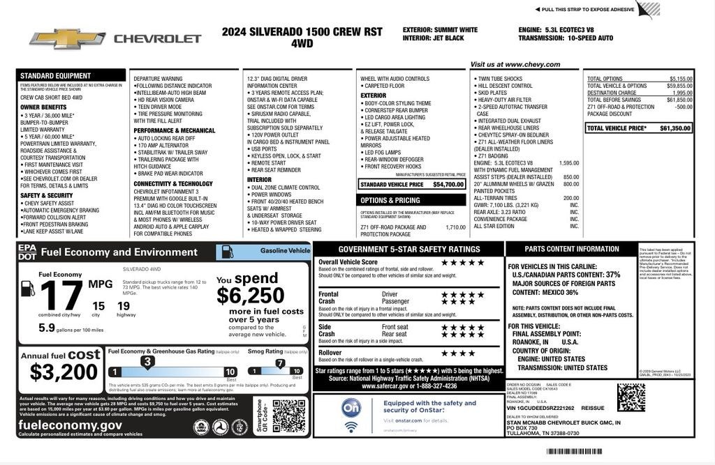 2024 Chevrolet Silverado 1500 RST
