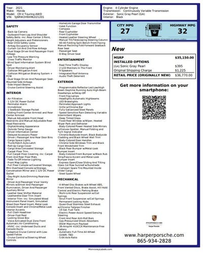 2021 Honda CR-V Touring