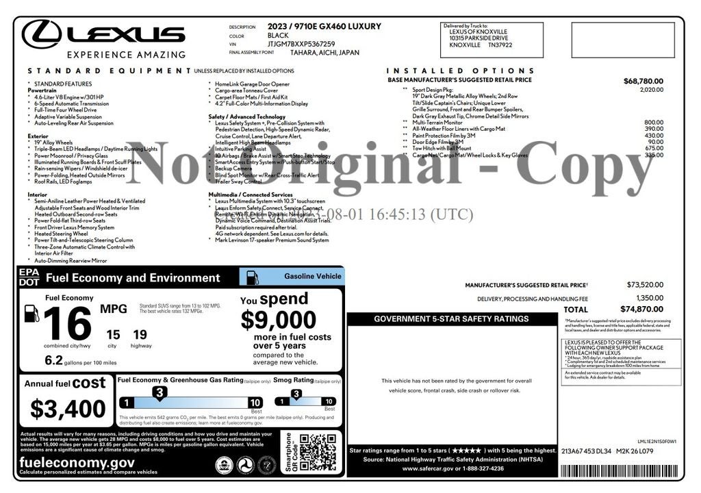 2023 Lexus GX 460 Luxury