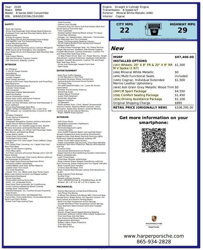 2020 BMW 8 Series 840i