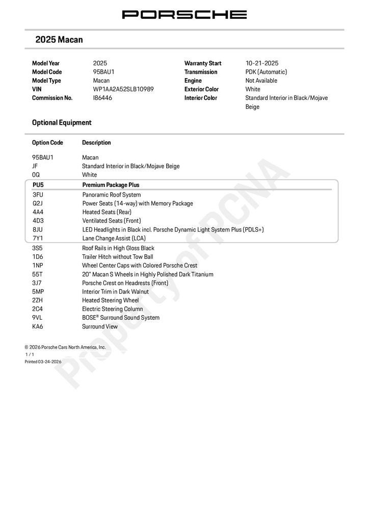 2025 Porsche Macan Base