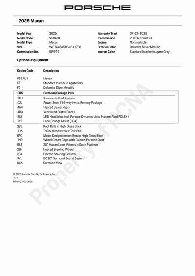 2025 Porsche Macan Base