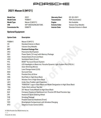 2021 Porsche Macan S