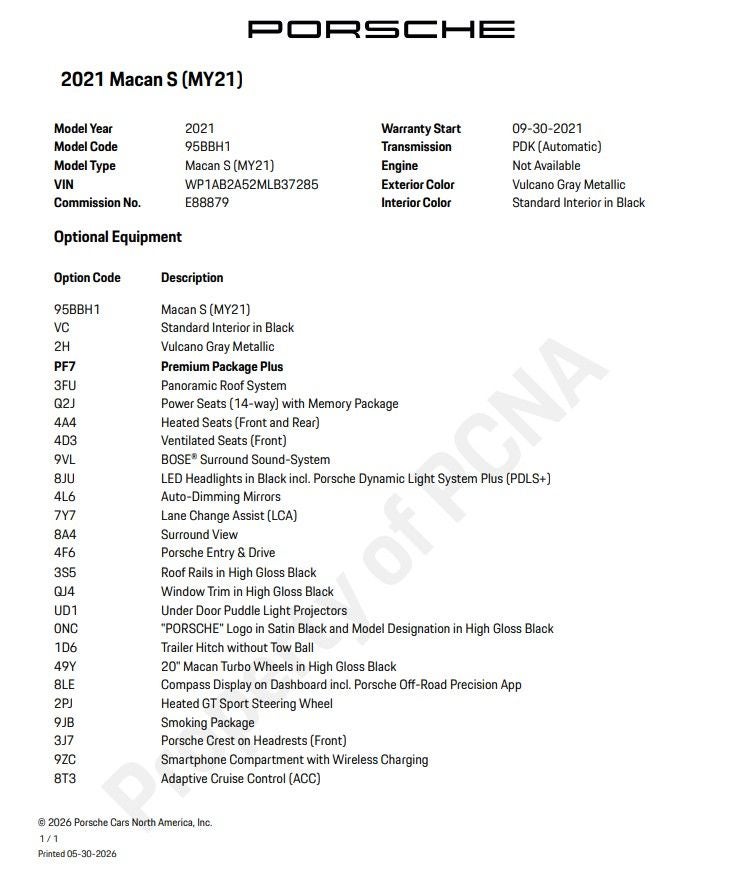2021 Porsche Macan S