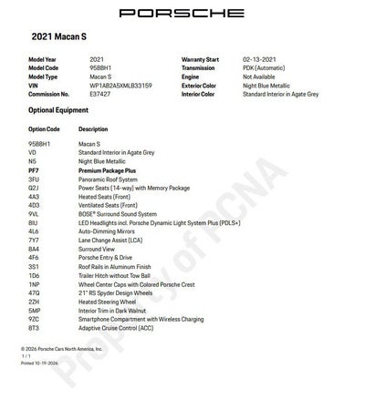 2021 Porsche Macan S