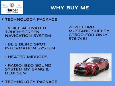 2020 Ford Mustang Shelby GT500