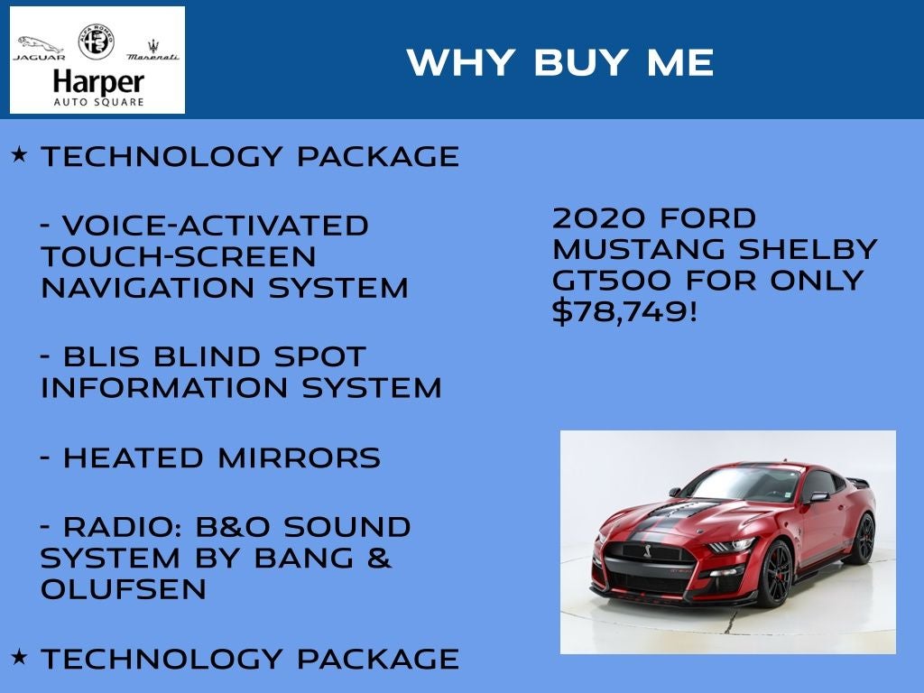 2020 Ford Mustang Shelby GT500