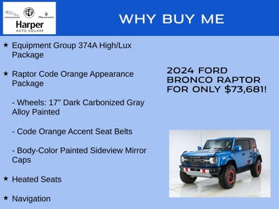 2024 Ford Bronco Raptor