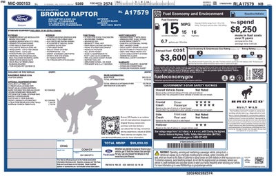 2024 Ford Bronco Raptor