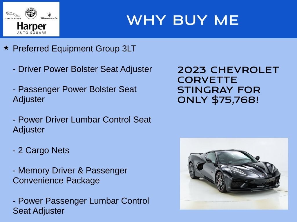 2023 Chevrolet Corvette Stingray 3LT