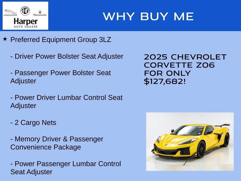 2025 Chevrolet Corvette Z06 3LZ