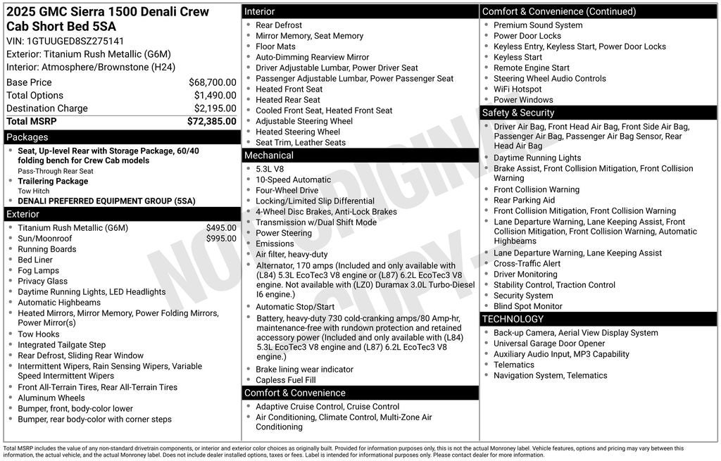 2025 GMC Sierra 1500 Denali